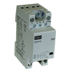 HC25-40230  Contattore  modulare 25A 4 poli normalmente aperto  230VAC