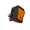 Interruttore snap in  mm13x19 2 poli luminoso arancio 0 1