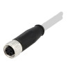 K2FDV10  Cavo con connettore   M8  4 Poli  PVC 10mt