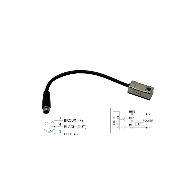 KT21P-QD Sensore magnetico  5  30Vdc  PNP  NO  Conn  M8