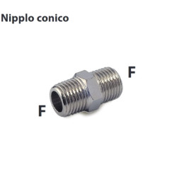 L70.1/8   Nipplo conico M M   G 1/8 1/8