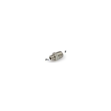 L71 1.2 3.8   Nipplo riduzione conico M M  G 3/8  1/2