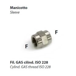 L74.1/2  Manicotto  F F 1/2  1/2 G