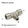 L88.3/8   Raccordo a  T   F M F  G  3/8