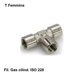 L89.1/8   Raccordo  a  T   F F F   G 1/8
