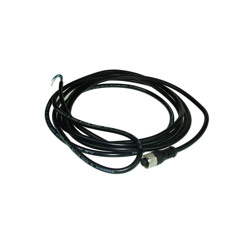 M12F0240210000   Cavo sensore completo di conn  M12 femmina 4 poli diritto,  PVC  0,34 mm  10mtl CEI2022 II