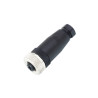 M12FD5PV9   Connettore M12 a cablare ghiera girevole versione femmina diritta   5 Poli  PG9  a vite