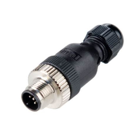 M12MD5P7  Connettore M12 a cablare  ghiera girevole  versionione maschio diritto 5P  PG7  a vite