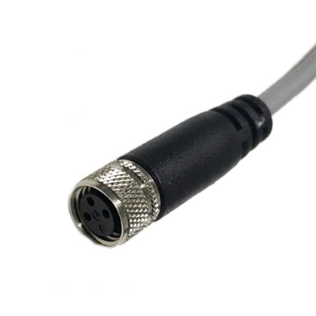 M83R-W0025-3M  Connettore M8 3 poli femmina cavo 3mt