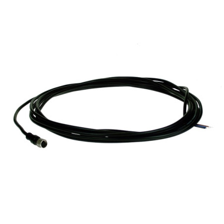 M8F0240105000  Connettore M8  4 P  femmina diritto cavo PVC 5mtl CEI2022 II