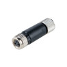 M8FD3  Connettore M8 a cablare ghiera girevole versione femmina diritto  3Poli  PG7  a vite