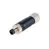 M8MD3P7  Connettore M8 a cablare  ghiera girevole  versione maschio diritto  3P  PG7  a vite