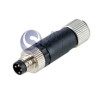 M8MD4PV  Connettore M8 a cablare ghiera girevole  versione maschio diritto  4P  PG7  a vite