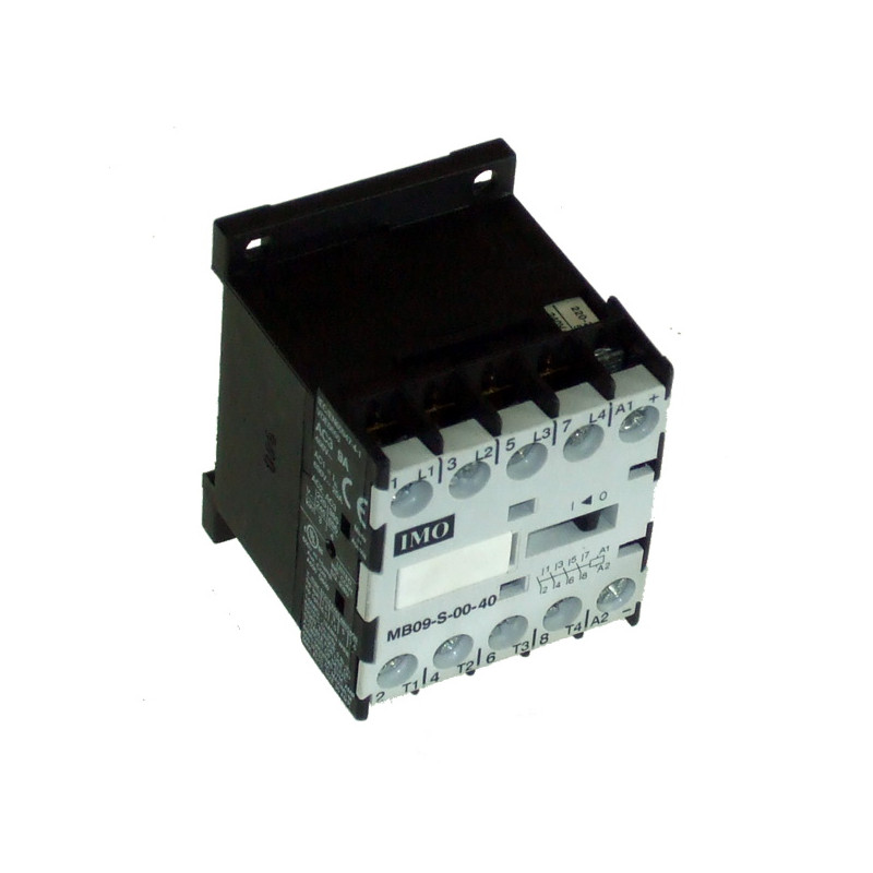 MB09-S-0040230  Mini Contattore 4 poli NO  4kW  9A  AC3  220 230VAC 50Hz  240 VAC 60Hz