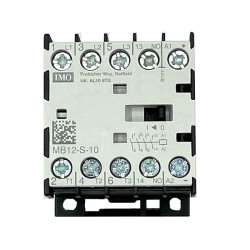 MB12-S-10230  Mini Contattore 3 poli  NO  1NO ausiliario 4kW 12A AC3 230V AC