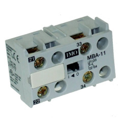 MBA-22   Blocco contatti ausiliari per contattori serie MB09   12  2 NO  2 NC