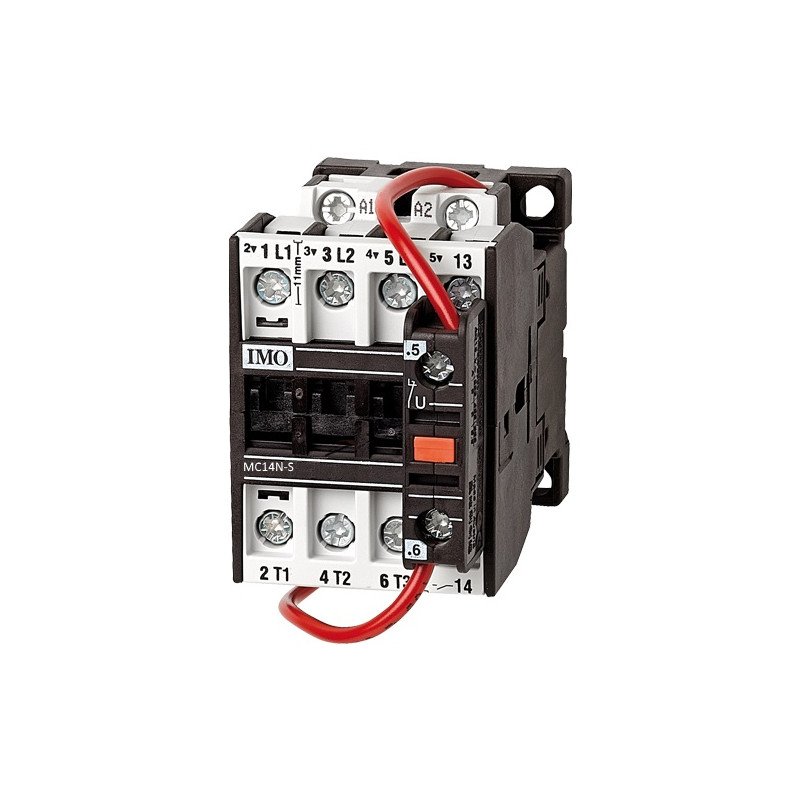 MC14N-S-1024DC   Contattore 3 poli NO 5.5kW 14A AC3  1 NO Aux  bobina 24 Vdc