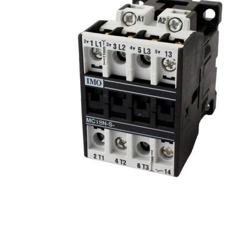 MC18N-S-01 400AC   Contattore 3 poli NO 7,5kW 18A AC3  1 NC Auxiliary  bobina 400V AC    MCOR 1