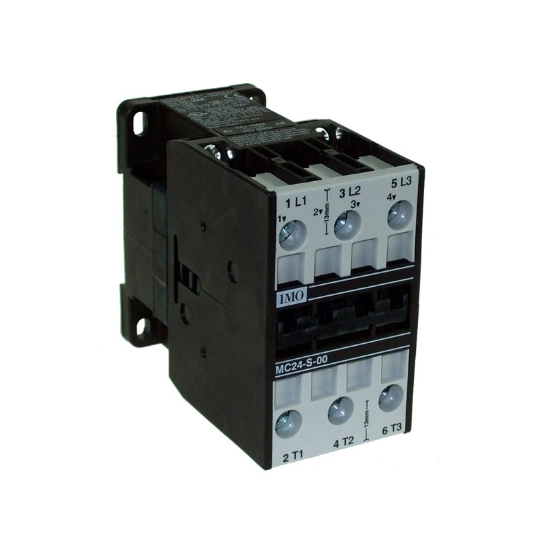 MC24-S-00 230   Contattore 3 Poli  NO 11kW 24A  AC3  Bobina 230Vac