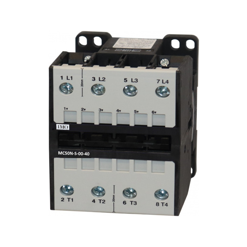 MC50N S 00 40230AC  Contattore 4 poli aperto 30 kW 62A AC3 bobina 230VAC