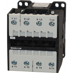 MC62N-S-00-4024AC  Contattore 4 poli aperto 30 kW 62 AC3  bobina 24 Vac