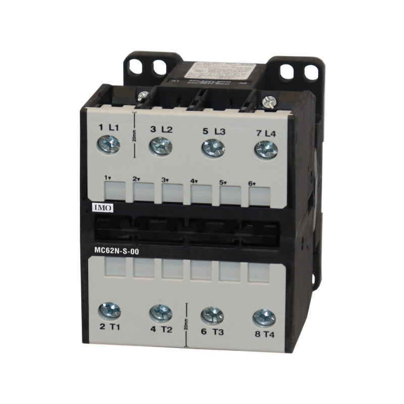 MC62N-S-00-4024AC  Contattore 4 poli aperto 30 kW 62 AC3  bobina 24 Vac