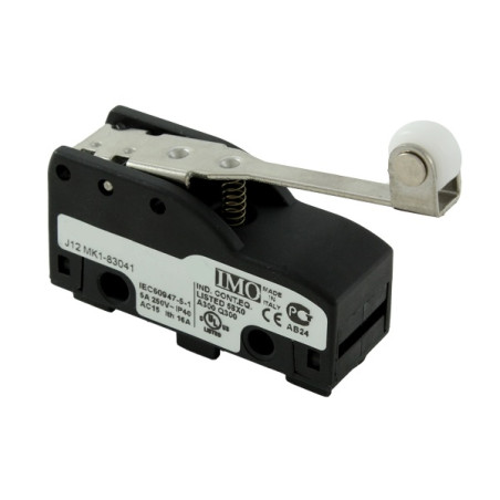 MSSTC11DA40  Microinterruttore  vite a testa cilindrica 47,5 mm  contatto 1 NA NC 16A 250Vac  azione a scatto  IP nominale se ut