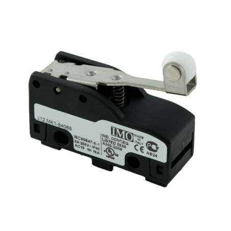 MSSTC11DA42   Microinterruttore a vite testa cilindrica 37,5 mm  contatto 1 NA NC 16A 250Vac  azione a scatto IP nominale se uti