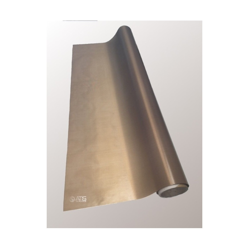PTFE53101000   Tessuto GLASS PTFE Spess  0,070 mm  Largh 1000 mm