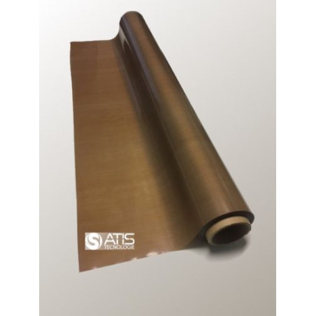 PTFE57101000  Tessuto GLASS PTFE  Spess  0,120 mm  Largh 1000 mm