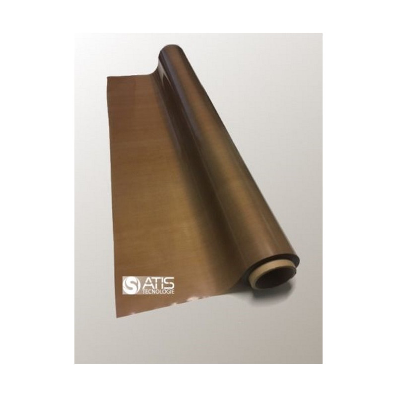 PTFE60101000  Tessuto GLASS/PTFE  Spess  0,140mm  Largh 1000 mm