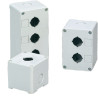 R2BX2W   Contenitore per unità di comando  ABS  D 22   Dimensioni 100x70 P60mm  2 fori