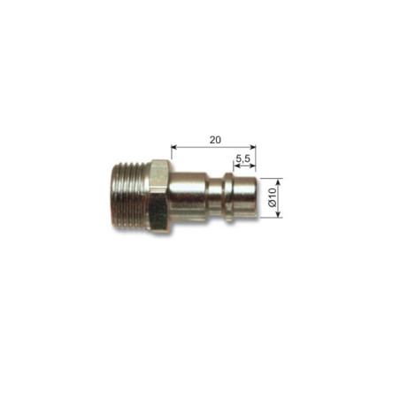 RCEE4101  Innesto rapido tipo Germano  G 1/4 maschio