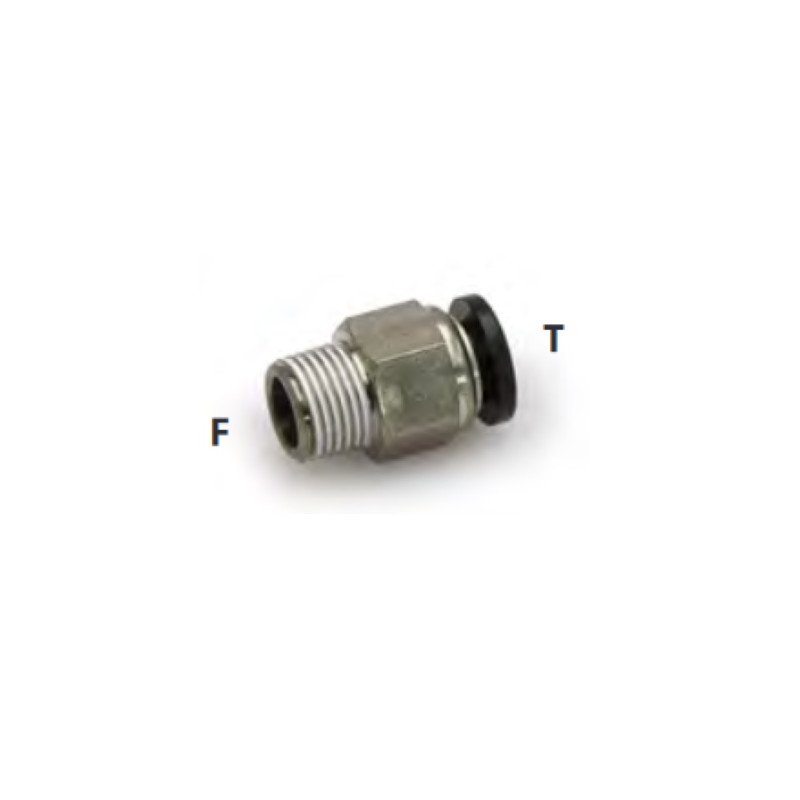 RR01.1.8.06   Raccordo rapido fisso diritto G 1/8  T 06