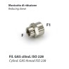 RS2425   Manicotto riduzione  F F  1/4   3/8