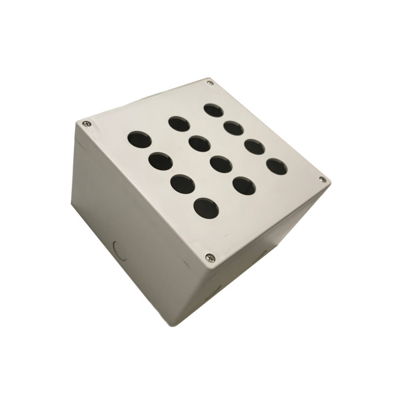 SA312SL  Contenitore in termoplastico ABS 12 fori  dim 180x180x116mm