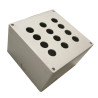 SA312SL  Contenitore in termoplastico ABS 12 fori  dim 180x180x116mm