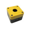 SAL-T01Y/W  Contenitore ABS giallo nero  70x70xH51 1fori Ø22mm