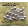 SF522120  Fusibili azione Rapida 5X20mm 200mA 250V FS IMQConfezione da 10 Pcs