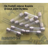 SF522131  Fusibili azione Rapida  5X20mm 315mA 250V FS/IMQ.Confezione da 10 Pcs.