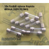 SF522140  Fusibili azione Rapida  5X20mm 400mA 250V FS IMQ Confezione da 10 Pcs