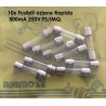 SF522150  Fusibili azione Rapida 5X20mm 500mA 250V FS/IMQ. Confezione da 10 Pcs.