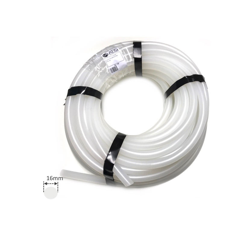 SIL-T16   Tondo silicone trasparente platinico FDA D 16  mm. SH 60±5