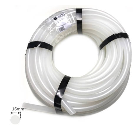 SIL-T16   Tondo silicone trasparente platinico FDA D 16  mm. SH 60±5