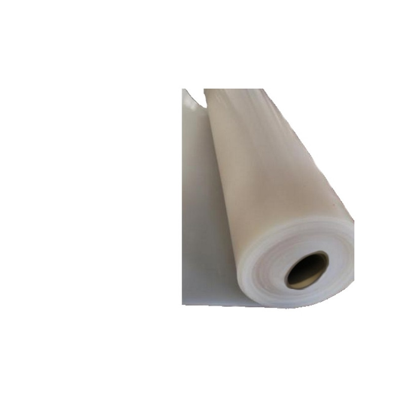 SIL240T2 1200   Lastra silicone  bianco trasp  per uso alimentare a nor. F.D.A. n.21 CFR 177.2600 Spess  2mm  H 1200 mm x 1000 m