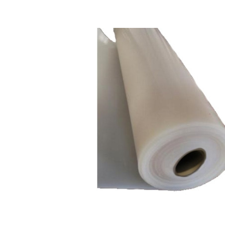 SIL240T2 1200   Lastra silicone  bianco trasp  per uso alimentare a nor. F.D.A. n.21 CFR 177.2600 Spess  2mm  H 1200 mm x 1000 m