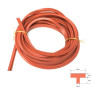 SILT12093  Profilo  T  12 X 9 X 3 mm  Silicone rosso SH 70+5