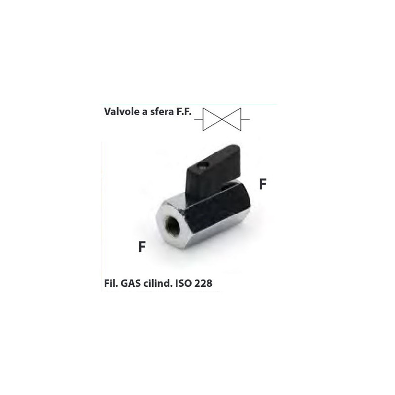 VFF.3   Valvola a sfera  F F  G 3/8