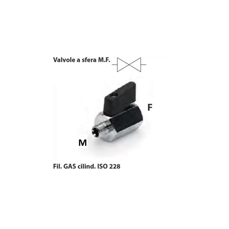 VFM.3   Valvola a sfera  G 3/8  F  M