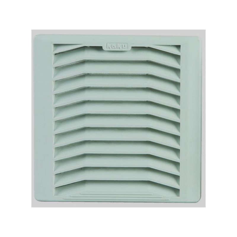 VXU03AP2  Filtro griglia 149x149x29.5 mm  in ABS con fori fissaggio  ventola 120x120mm